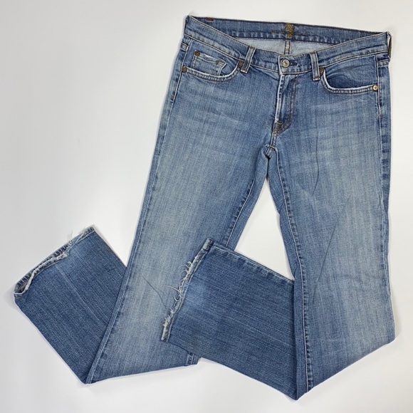 7 For All Mankind Bootcut Jeans Size 28 - Picture 1 of 13